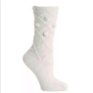 NWT Memoi Blissful Bubble Crew Socks Gray Size os